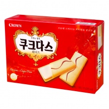 韩国crown可瑞安奶油夹心条饼干72g可瑞安进口休闲零食饼干可拉奥