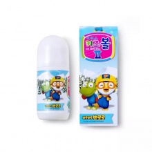  韩国进口宝露露pororo小企鹅止痒滚珠 芦荟走珠儿童防蚊驱蚊50ml