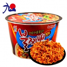 韩国进口 九日牌 JIUR 海鲜拌面碗装方便面 105g碗