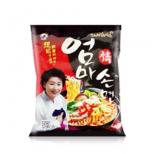 九日进口方便面 韩国妈妈手擀面 正宗韩国即食拉面泡面120g袋5 