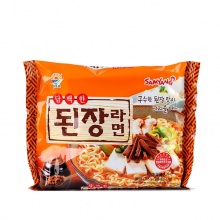 韩国进口九日牌大酱面方便面120g袋装经典口味三养泡面袋5