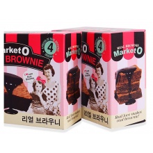 韩国 好丽友MarketO巧克力布朗尼泡芙手工蛋糕 80g