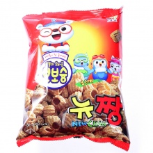 韩国进口九日欧巴熊芝麻脆饼干儿童甜甜圈宝宝爱吃的休闲零食138g