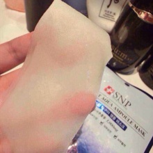 韩国正品现货SNP海洋燕窝水库面膜10片深层补水保湿提亮美白面膜