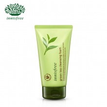  innisfree悦诗风吟绿茶保湿洁面膏洗面奶 深层清洁补水洁面乳男女