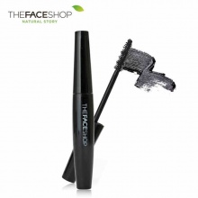 韩国TheFaceShop菲诗小铺黑杆睫毛膏防水纤长卷翘浓密不晕染正品