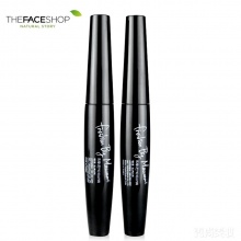 韩国TheFaceShop菲诗小铺黑杆睫毛膏防水纤长卷翘浓密不晕染正品