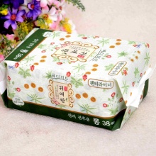 韩国正品LG贵爱娘护垫 韩方卫生巾17cm护垫 17.5厘米姨妈巾175MM
