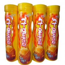 韩国进口零食 正品海太碳烤薯棒薯条108g大桶土豆条非油炸饼