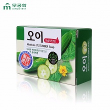 韩国进口正品 香皂 芜琼花保湿黄瓜皂 收缩毛孔 淡斑 洗脸皂100g