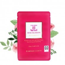 韩国正品 jayjun新品rose mask红玫瑰水光针面膜焕白保湿补水10片 