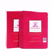 韩国正品 jayjun新品rose mask红玫瑰水光针面膜焕白保湿补水10片 