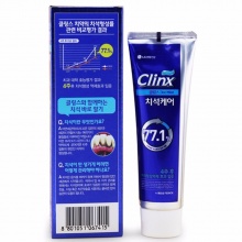 韩国进口正品LG Clinx颗粒丝77.1牙膏 美白去黄 去牙结石 薄荷香
