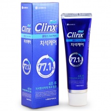 韩国进口正品LG Clinx颗粒丝77.1牙膏 美白去黄 去牙结石 薄荷香