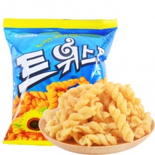 韩国进口膨化食品 慈恩岛cosmos香甜可口扭扭脆55g 儿童休闲零食