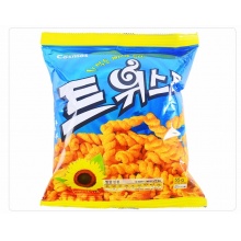韩国进口膨化食品 慈恩岛cosmos香甜可口扭扭脆55g 儿童休闲零食