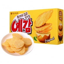 韩国进口零食品好丽友非油炸焙烤原味薯片184g