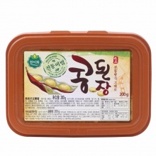 原装韩国进口 韩美禾豆瓣酱200g 酱汤专用豆瓣黄豆酱黄盒