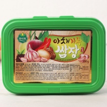 原装韩国进口 韩美禾豆瓣酱200g 酱汤专用豆瓣黄豆酱绿盒