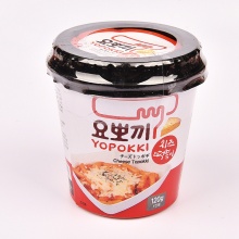 韩国原装进口特产小吃 慈恩岛yopokki芝士辣炒年糕条方便速食120g