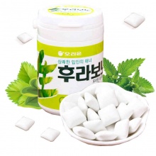韩国进口食品好丽友木糖醇40g薄荷味口香糖清新口气休闲糖果