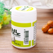韩国进口食品好丽友木糖醇40g薄荷味口香糖清新口气休闲糖果