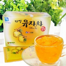 原装进口 韩国大洋蜂蜜柚子茶 柚子茶袋装375克盒