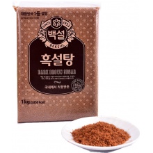 韩国进口白雪牌黑砂糖1kg一袋二斤实惠装红糖烘焙茶饮