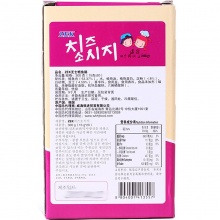 韩国进口 ZEK鳕鱼肠芝士味300g盒 香肠火腿肠鱼肠