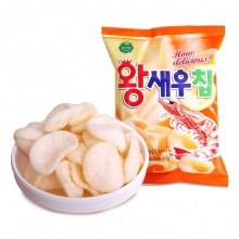 韩国进口零食虾片 韩美禾鲜虾片27g膨化食品休闲零食香脆虾片袋装