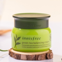 韩国Innisfree悦诗风吟绿茶保湿面霜50ml 混合肌肤平衡滋润补水