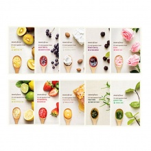 innisfree悦诗风吟真萃鲜润面膜贴套装 补水保湿免洗 随机发货