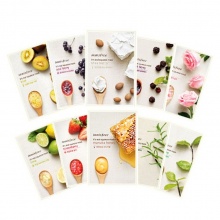 innisfree悦诗风吟真萃鲜润面膜贴套装 补水保湿免洗 随机发货