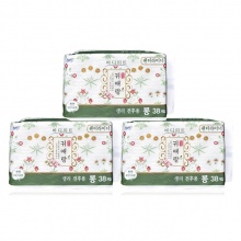 貴愛娘进口卫生巾日用17.5 38片护垫套装