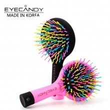 Eye Candy韩国彩虹丰盈S梳子按摩气囊梳顺滑不打结中号7.5X15cm 两色随机