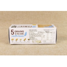 韩国进口零食 可拉奥牛奶苏打夹心饼干太口独立包装苏打饼干64g
