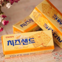 韩国进口食品 可瑞安 可拉奥奶酪夹心芝士饼干 营养饼干儿童零食 