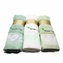 韩国新款绿茶香水纯棉毛巾加厚全棉毛巾舒适吸水韩国洗脸面巾3P装