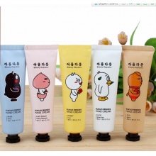 韩国正品专柜 美肤乐园 BeautyRepublic 可爱卡通护手霜5支装现货