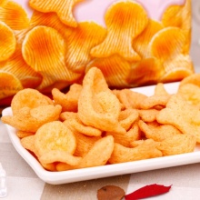 美食来韩国进口膨化零食 农心章鱼脆脆片90g 章鱼形虾条脆 进口零食