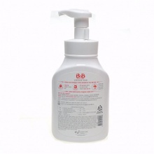 韩国原装 保宁 B&B婴儿奶瓶清洗剂 餐具清洁剂 瓶装450ML 泡沫型