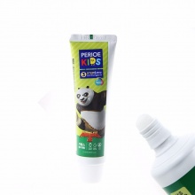 韩国进口功夫熊猫儿童牙膏 宝宝水果味防蛀牙牙膏 6-12岁宝宝75g