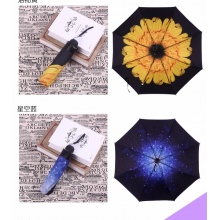 韩国双层超强防紫外线太阳伞女超轻遮阳防晒焦小黑两用晴雨伞下 随机发货