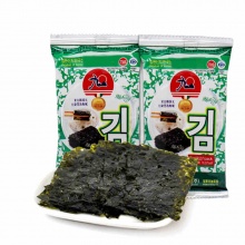  韩国进口零食 九日迷你海苔（原味）2g10 袋好吃的休闲零食
