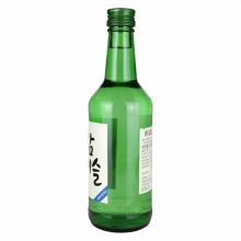 韩国原装进口清酒烧酒 新真露清酒竹炭酒17.8度瓶装
