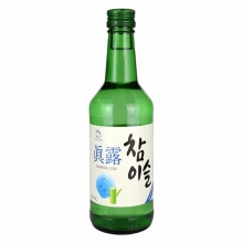 韩国原装进口清酒烧酒 新真露清酒竹炭酒17.8度瓶装