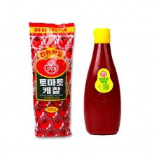 韩国进口番茄酱 不倒翁奥士基番茄酱500g 薯条伴侣番茄沙司调味汁