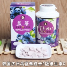 韩国济州岛蓝莓VC维生素蓝莓片维生素500g
