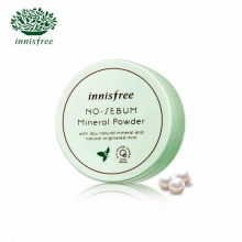 innisfree悦诗风吟控油薄荷矿物质散粉5g 蜜粉饼粉底定妆彩妆
