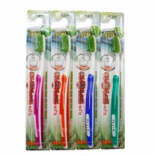 韩国牙刷软毛 进口日进牌芦荟牙刷1P家庭装超细软 纳米牙刷成人颜色随机